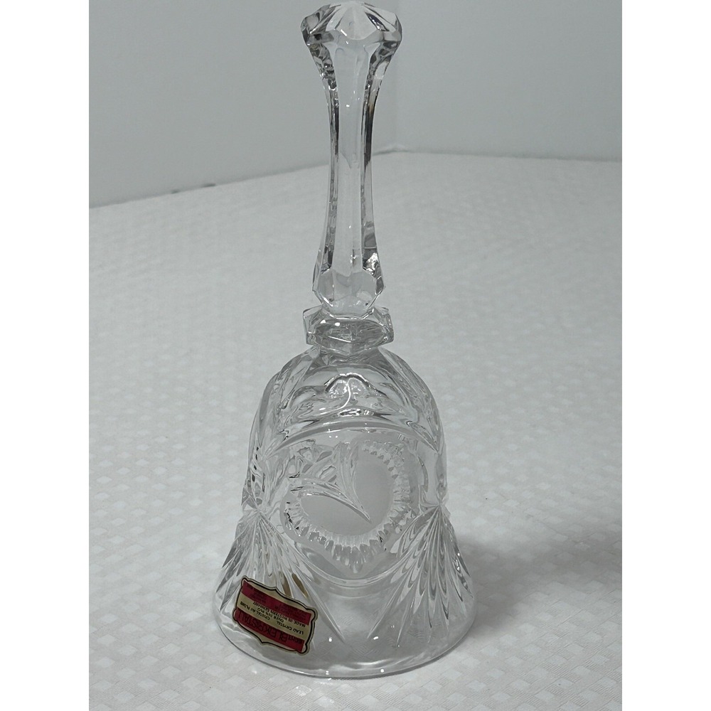 Echt Bleikristall GERMANY 24% Lead Crystal Bell Bird Design No Ringer